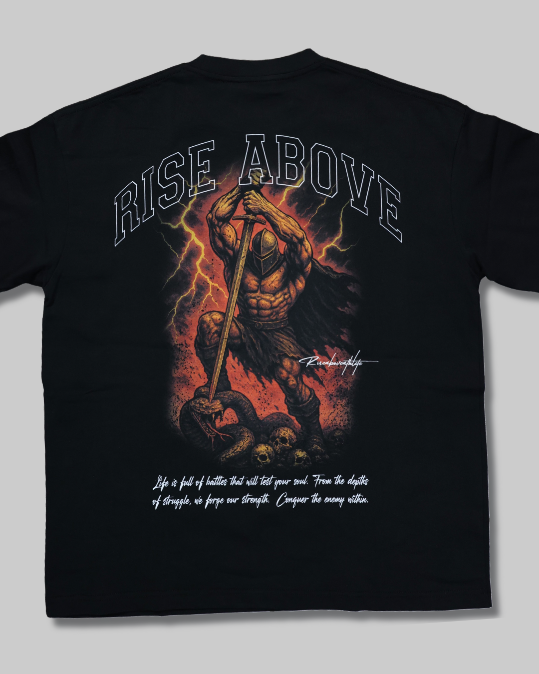 Riseaboveathlete | Warrior | Oversized T Shirt