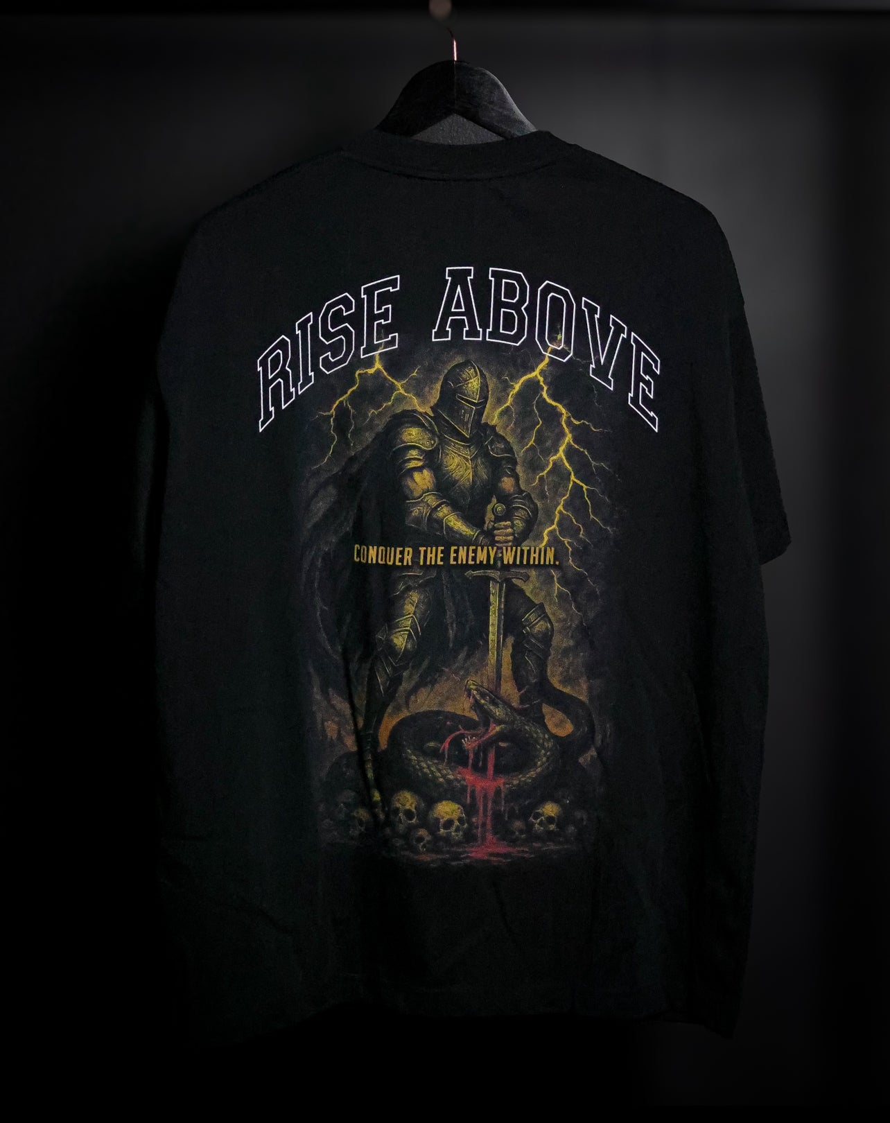 Riseaboveathlete | Conquer within | Oversized T Shirt