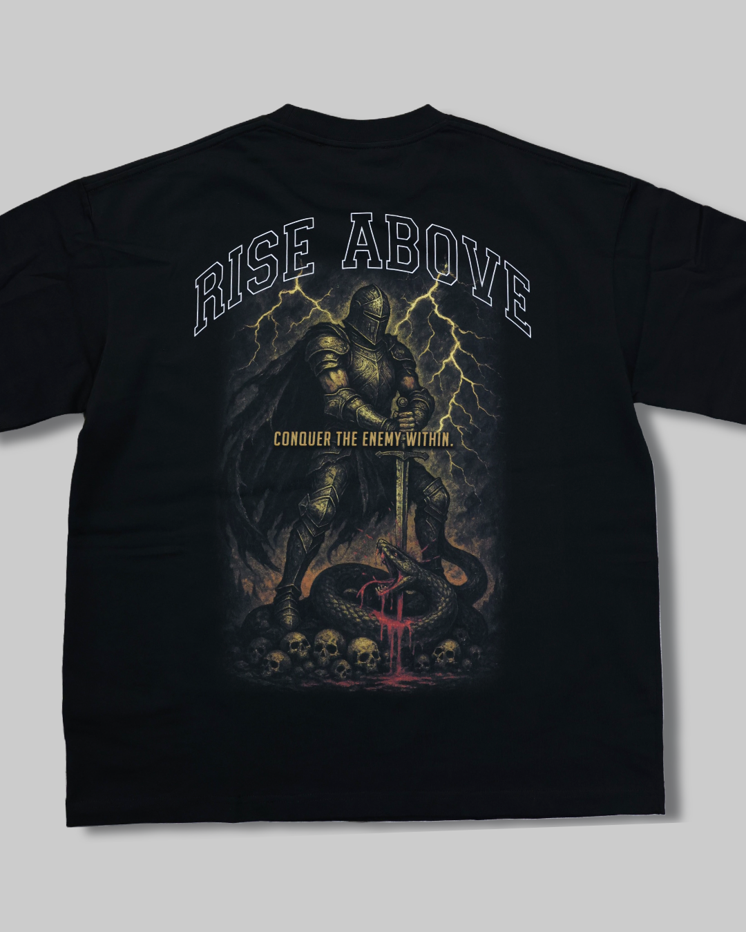 Riseaboveathlete | Conquer within | Oversized T Shirt