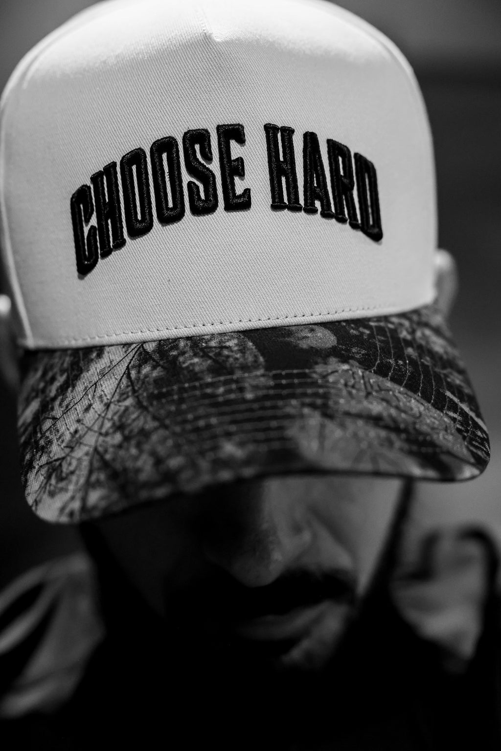 Choose Hard Camo Cap