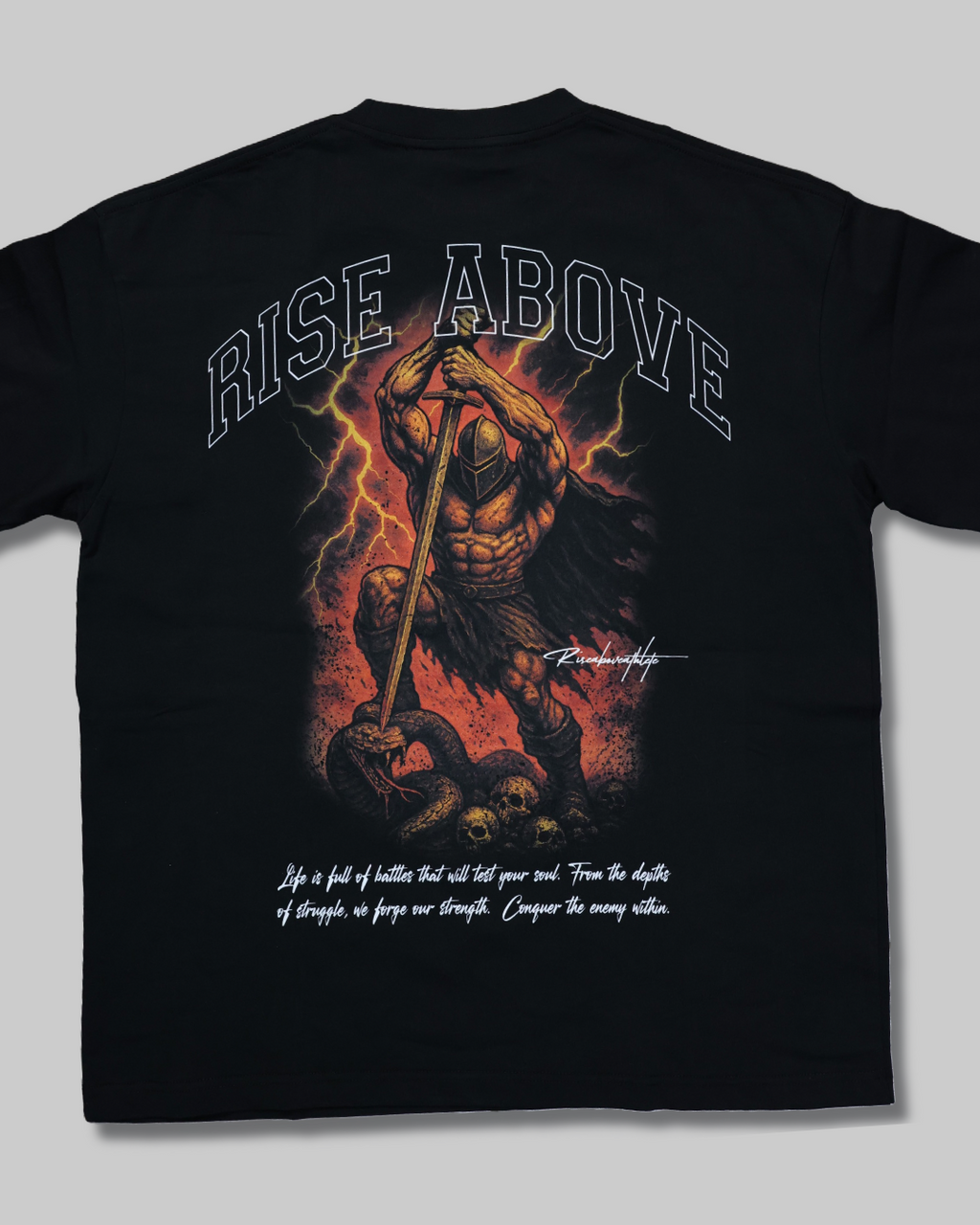 Riseaboveathlete | Warrior | Oversized T Shirt