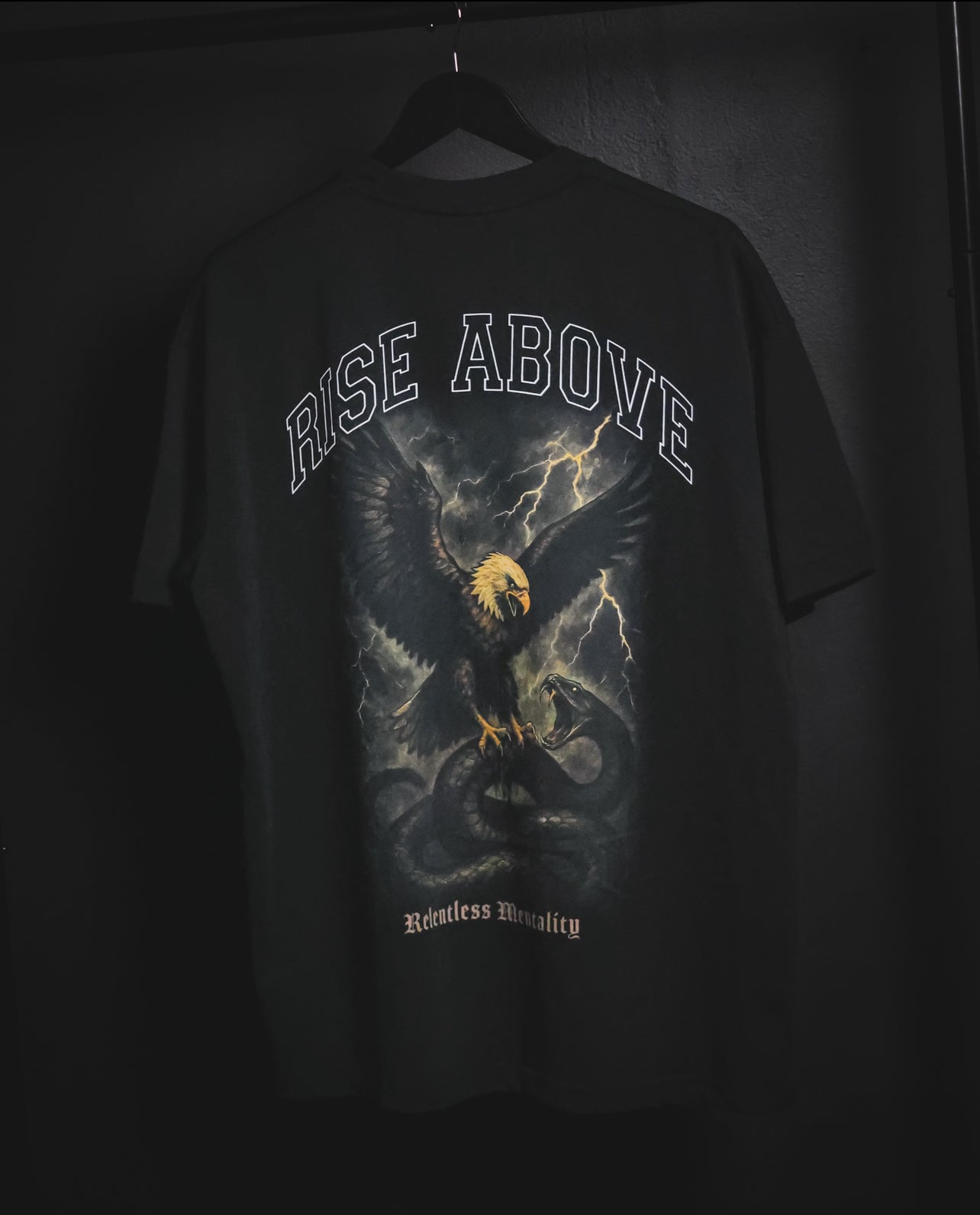 Riseaboveathlete | Relentless Mentality | Oversized T Shirt