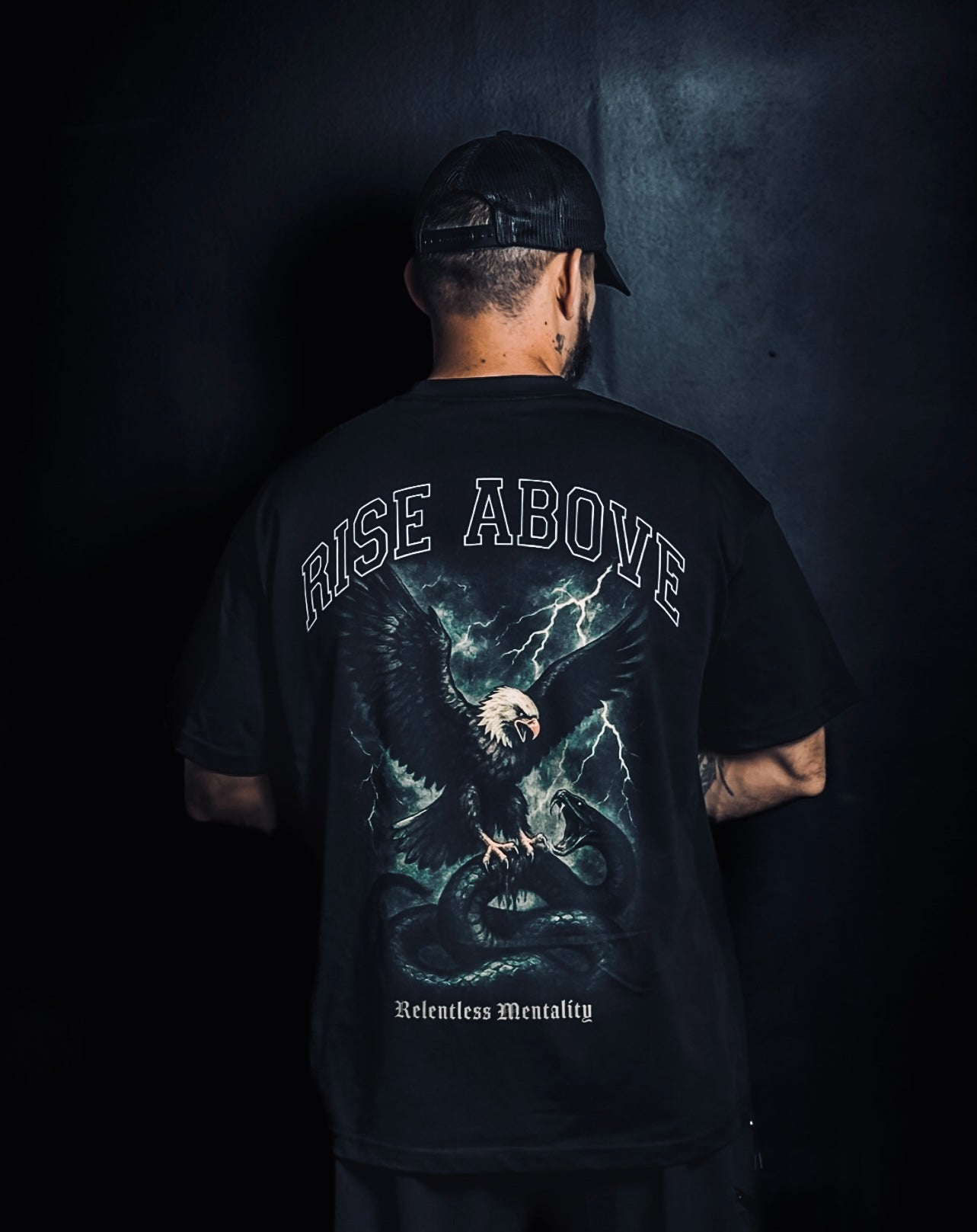 Riseaboveathlete | Relentless Mentality | Oversized T Shirt