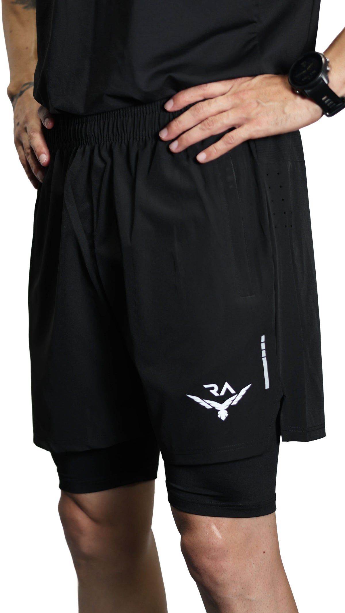RA Hybrid 5" 2-in-1 Training Shorts