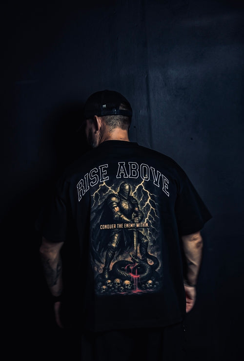 Riseaboveathlete | Conquer within | Oversized T Shirt