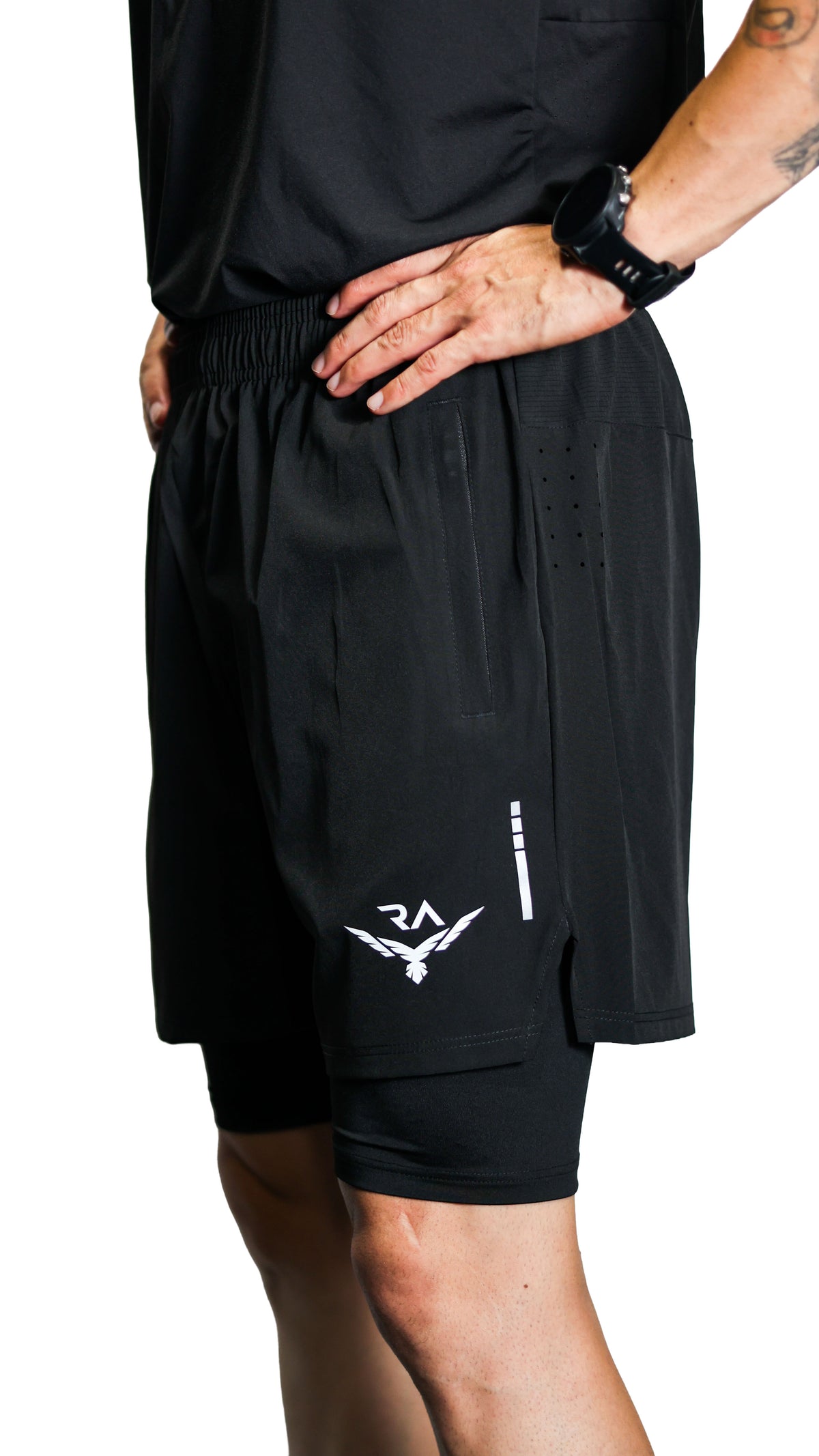 RA Hybrid 5" 2-in-1 Training Shorts