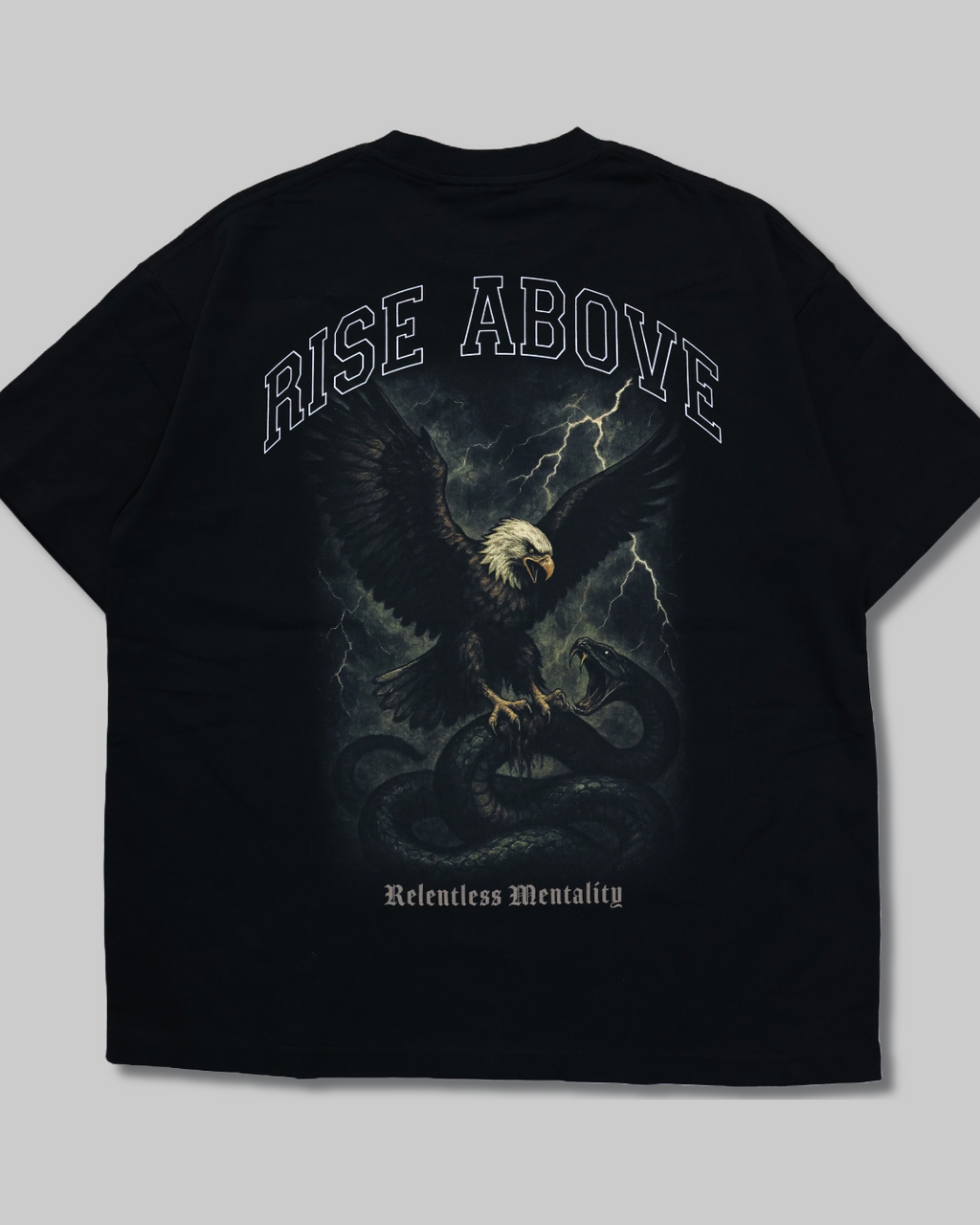 Riseaboveathlete | Relentless Mentality | Oversized T Shirt