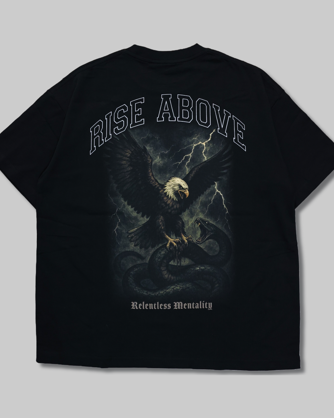 Riseaboveathlete | Relentless Mentality | Oversized T Shirt