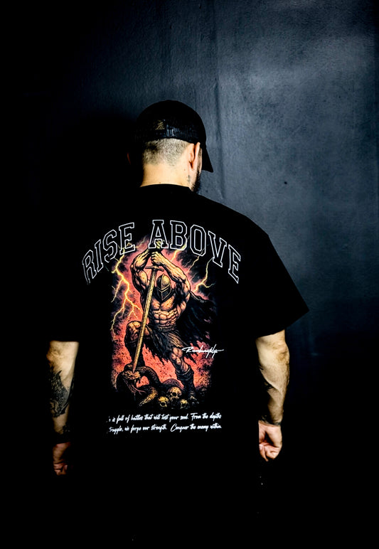 Riseaboveathlete | Warrior | Oversized T Shirt