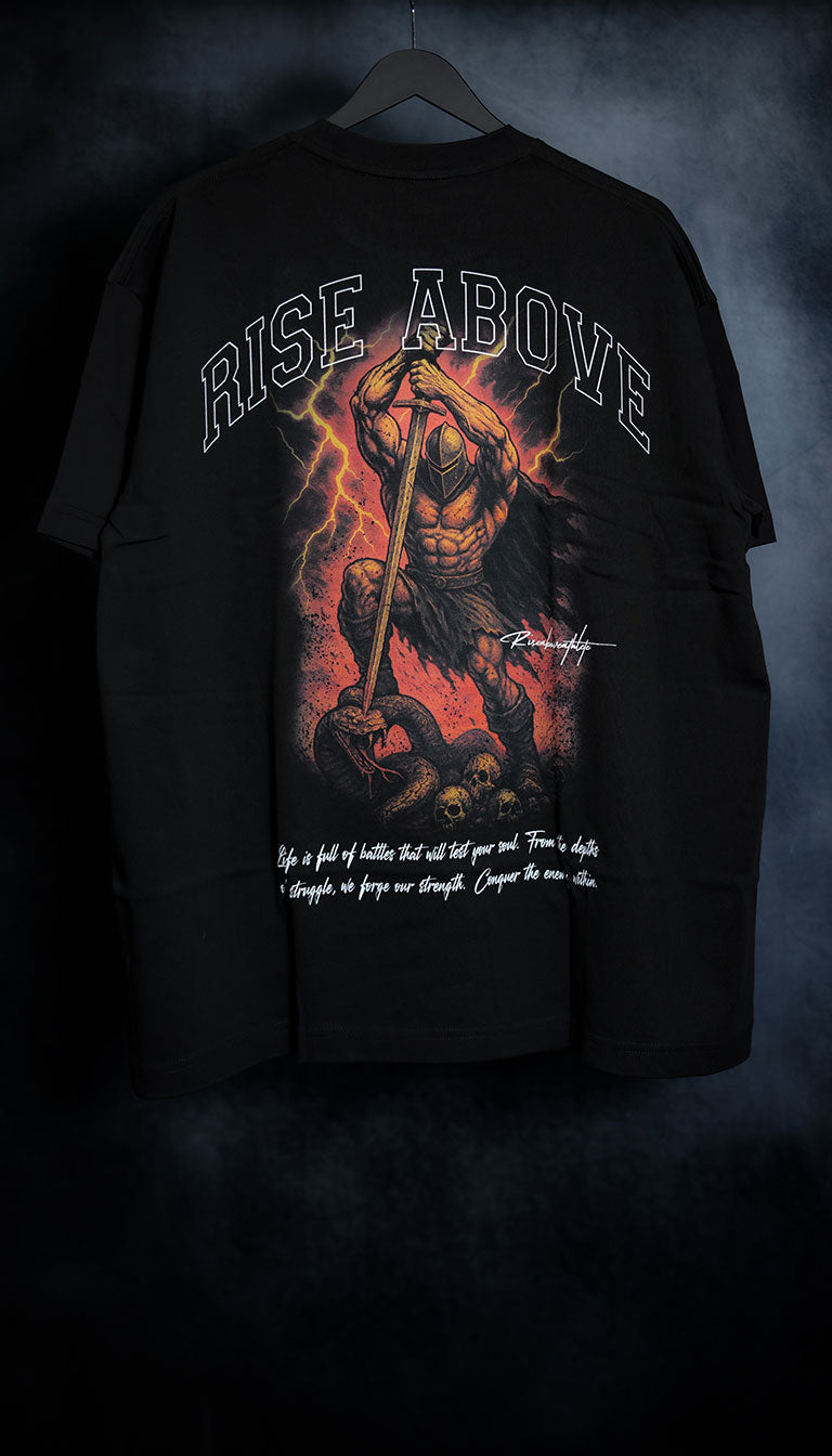 Riseaboveathlete | Warrior | Oversized T Shirt