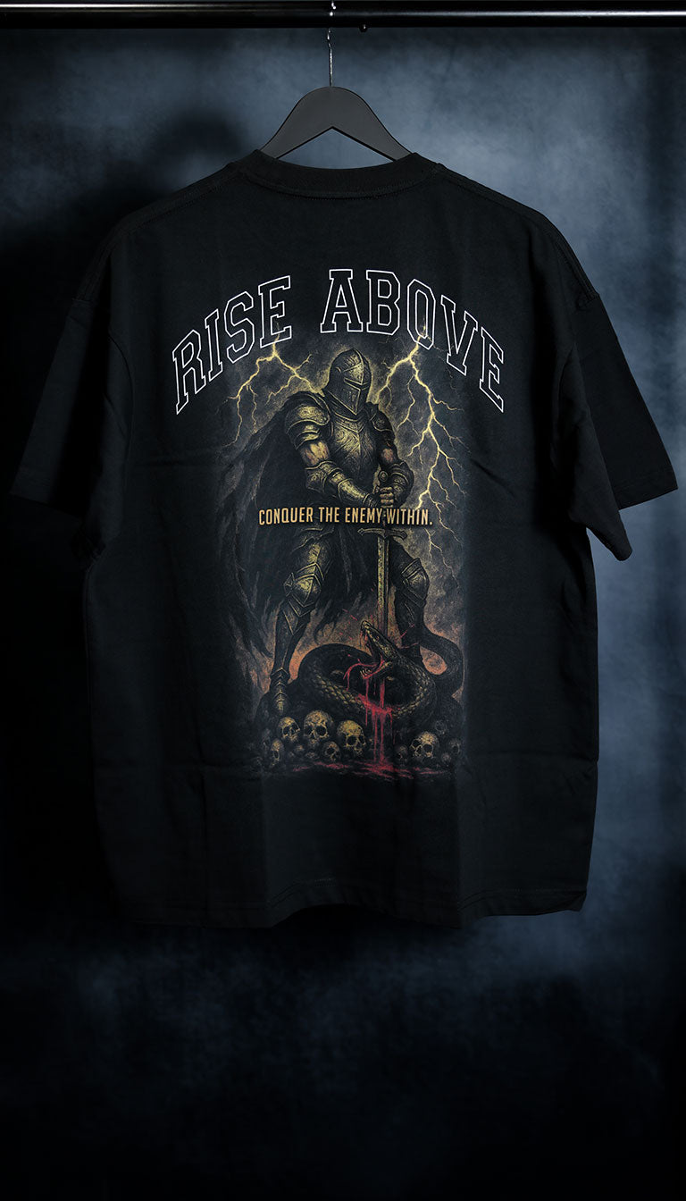 Riseaboveathlete | Conquer within | Oversized T Shirt