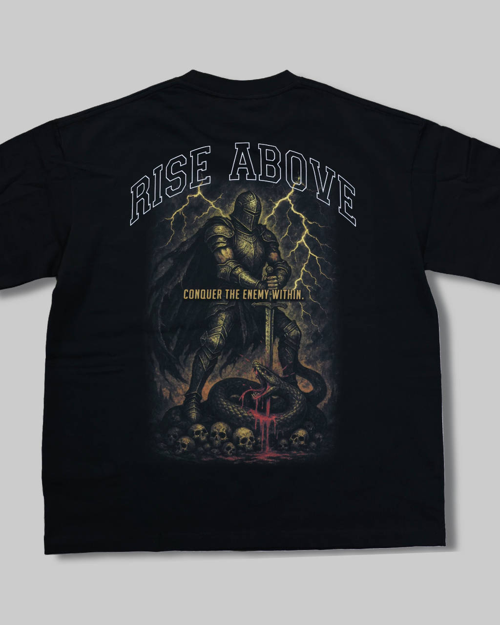 Riseaboveathlete | Conquer within | Oversized T Shirt