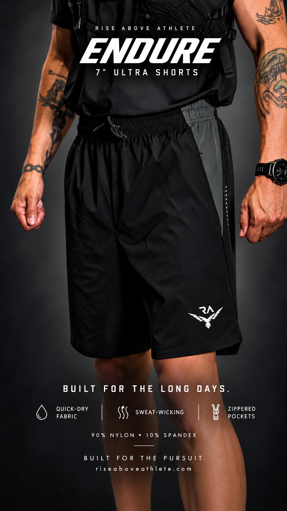 RA Endure 7” Ultra Running Shorts