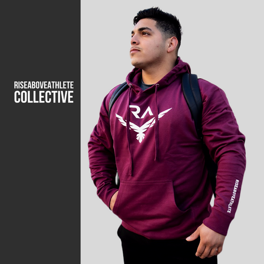 Riseaboveathlete® Hoodie | Maroon