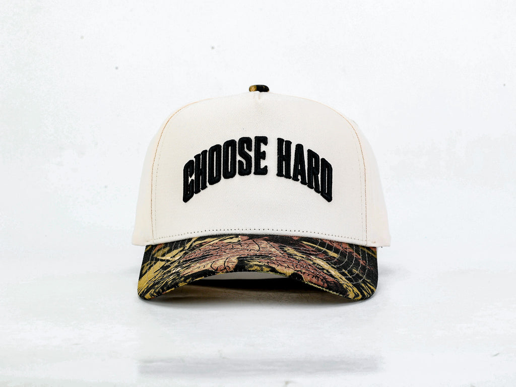 Choose Hard Camo Cap