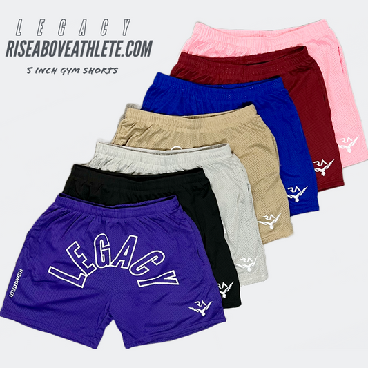 Riseaboveathlete Legacy | 5 inch Gym Shorts