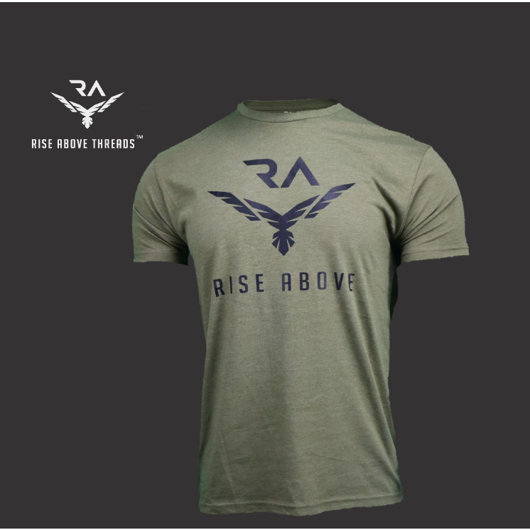 Front RA Logo | Military Green | Unisex T Shirt